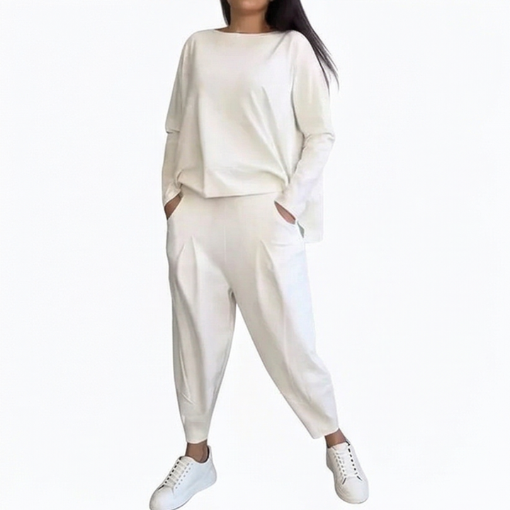 Lunaire™ Soft Cotton Two Piece Lounge Set