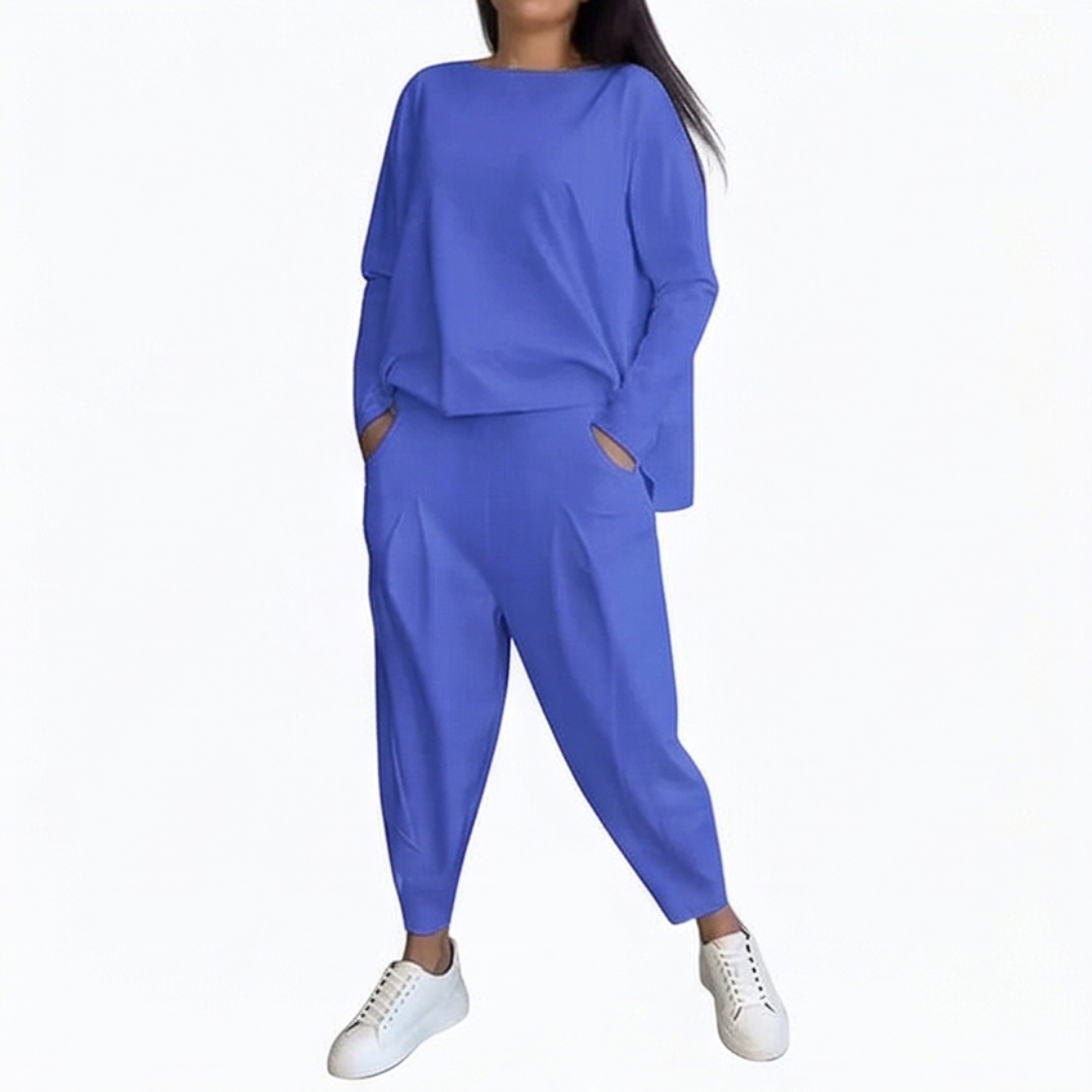 Lunaire™ Soft Cotton Two Piece Lounge Set