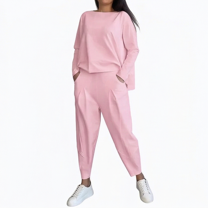 Lunaire™ Soft Cotton Two Piece Lounge Set