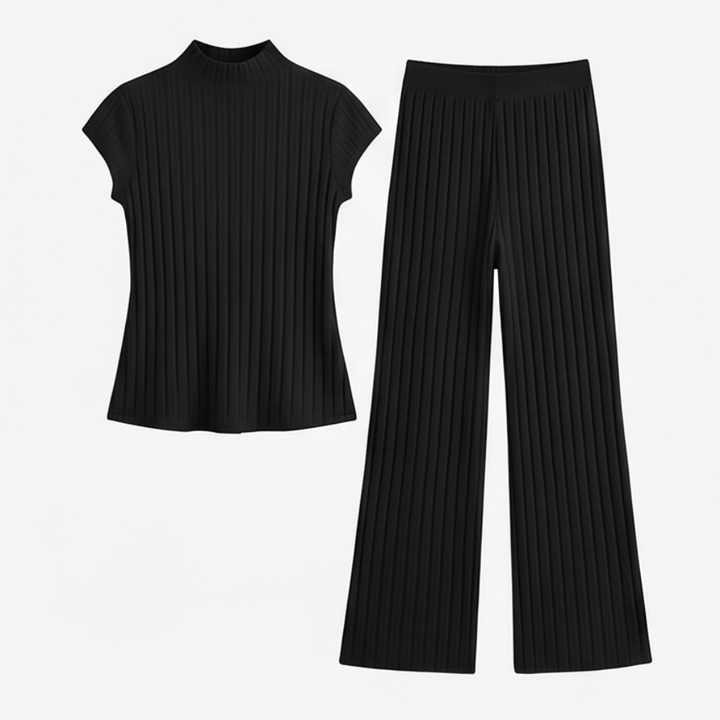 Selmira™ – Ribbed Knit Two-Piece Set