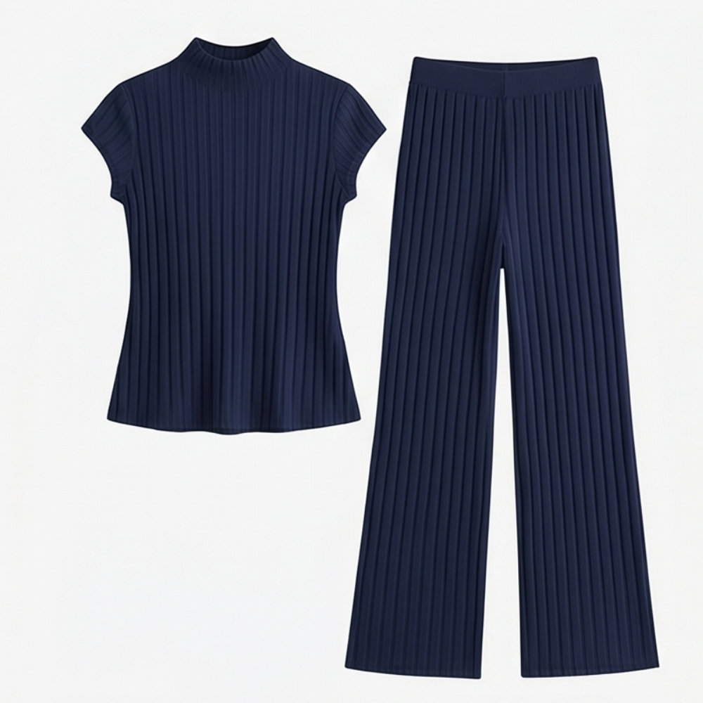 Selmira™ – Ribbed Knit Two-Piece Set