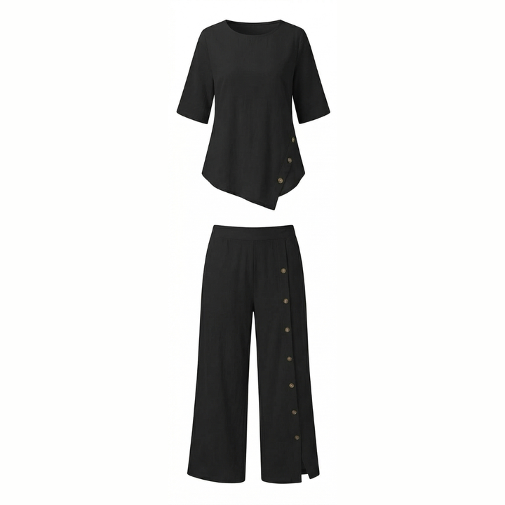 Elivara™ – Asymmetric Two Piece Set