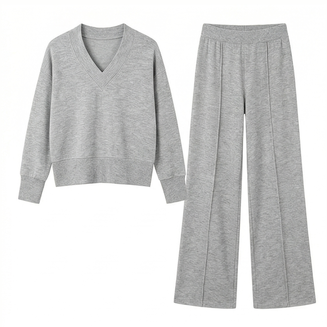 Lunessa™ – Soft Knit Sweater and Wide Leg Pants Set