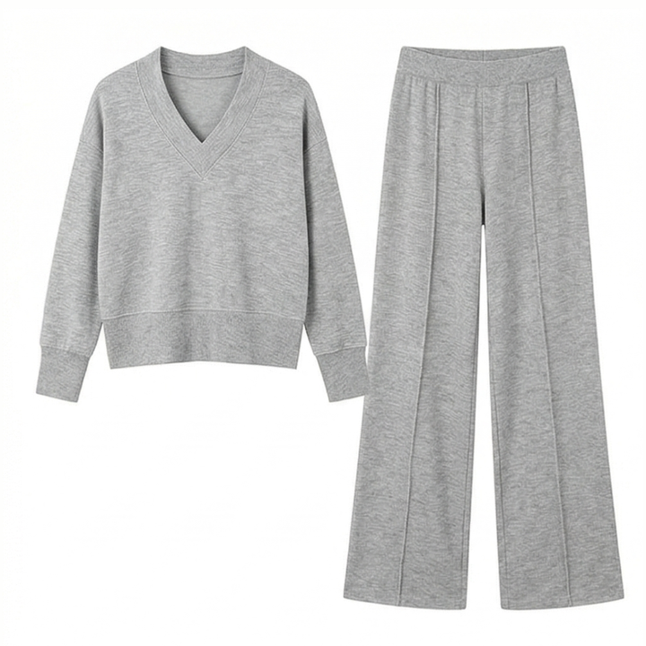 Lunessa™ – Soft Knit Sweater and Wide Leg Pants Set