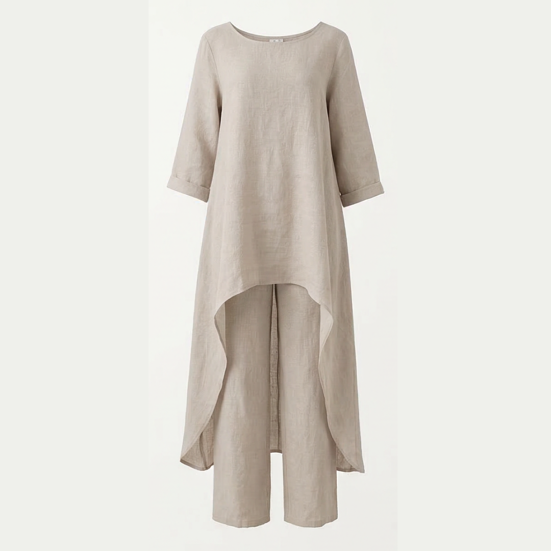 Vivara™ – Flowy High Low Tunic Set