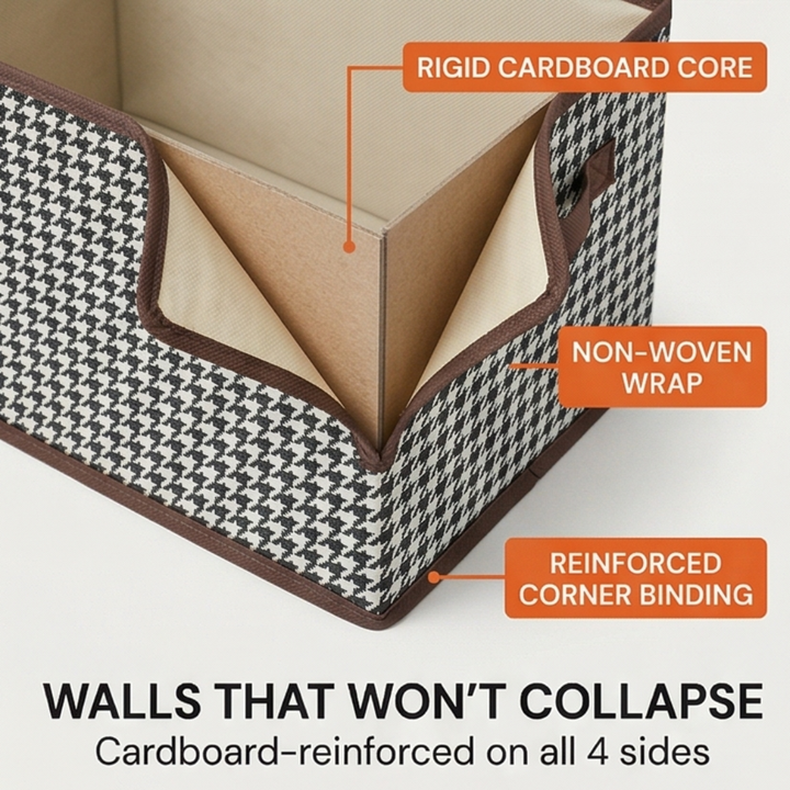 Gridwell™ – Foldable 9 Grid Clothes Organizer Box