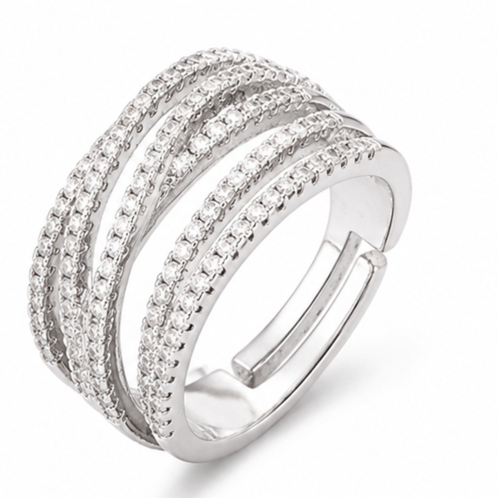 Overa – Crossover Ring That Adjusts To Fit Any Finger