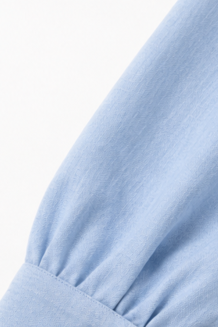 Wrapdaily – Wrap-Belt A-Line Midi Shirt Dress With Pockets