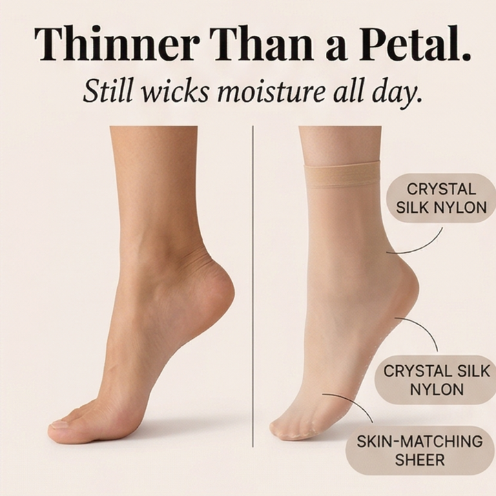 Silkara™ – Ultra Sheer Non Slip Invisible Socks