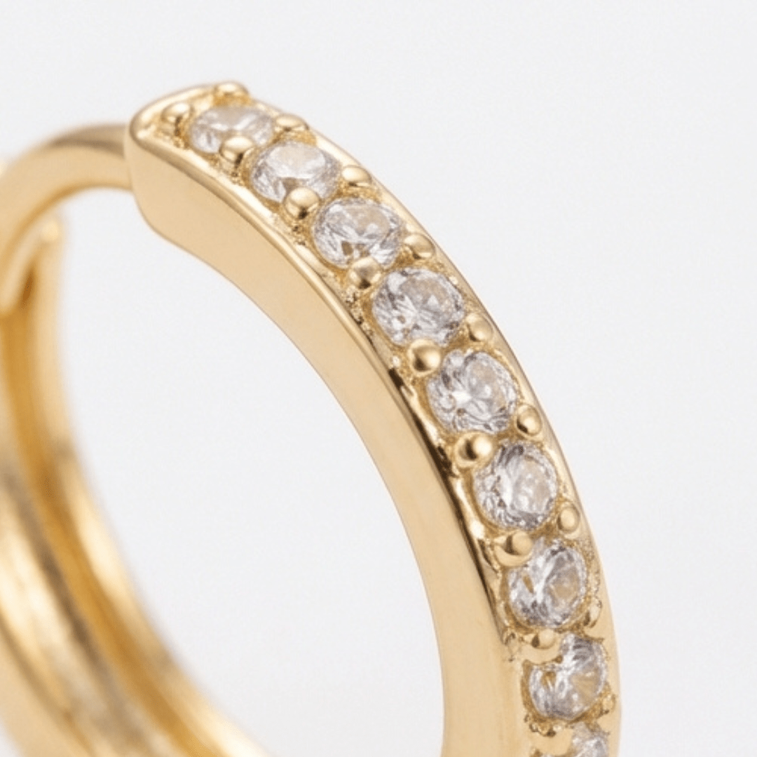 Ginara™ – Crystal Ginkgo Leaf Drop Earrings with Pearl - Lark & Clover