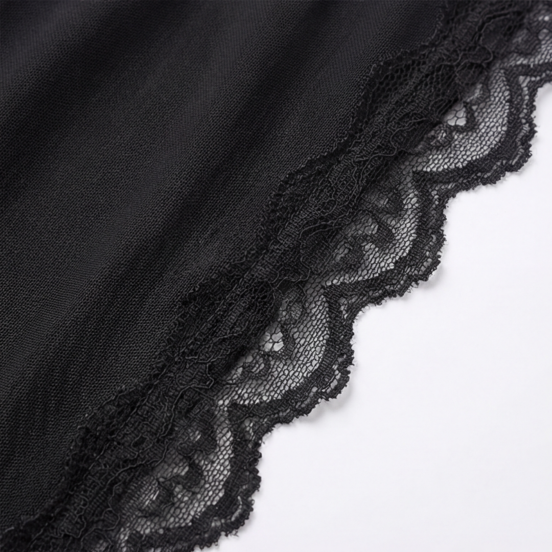Velourè™ – Floor Length Lace Mesh Nightdress