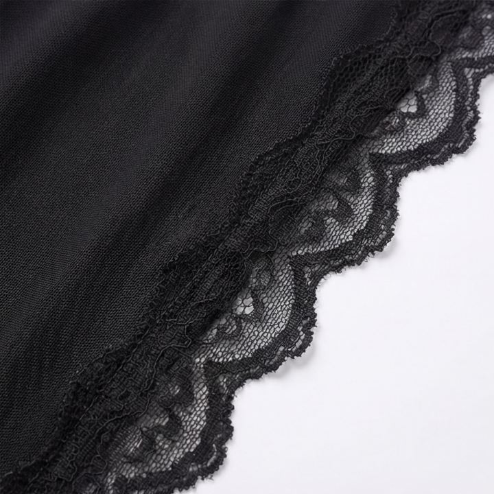 Velourè™ – Floor Length Lace Mesh Nightdress