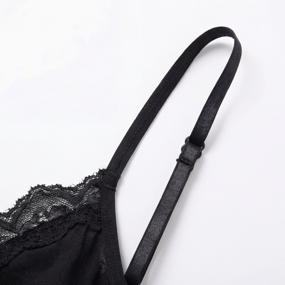 Velourè™ – Floor Length Lace Mesh Nightdress
