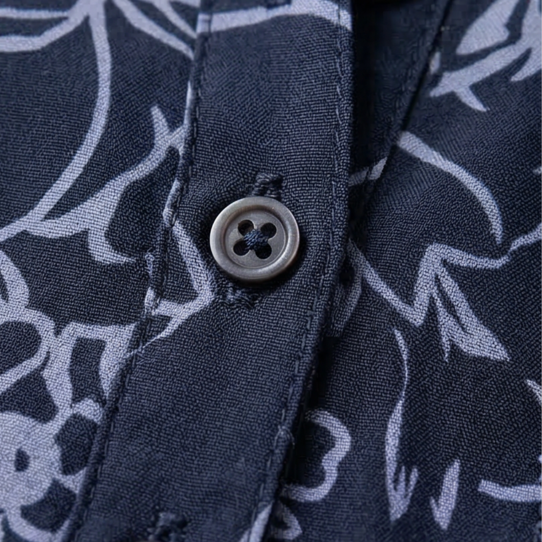 Florenne™ – Sequin Pocket Floral Blouse