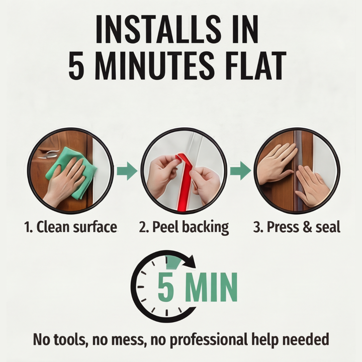 Sealux™ Draft Stopping Door and Window Seal (16.4FT)