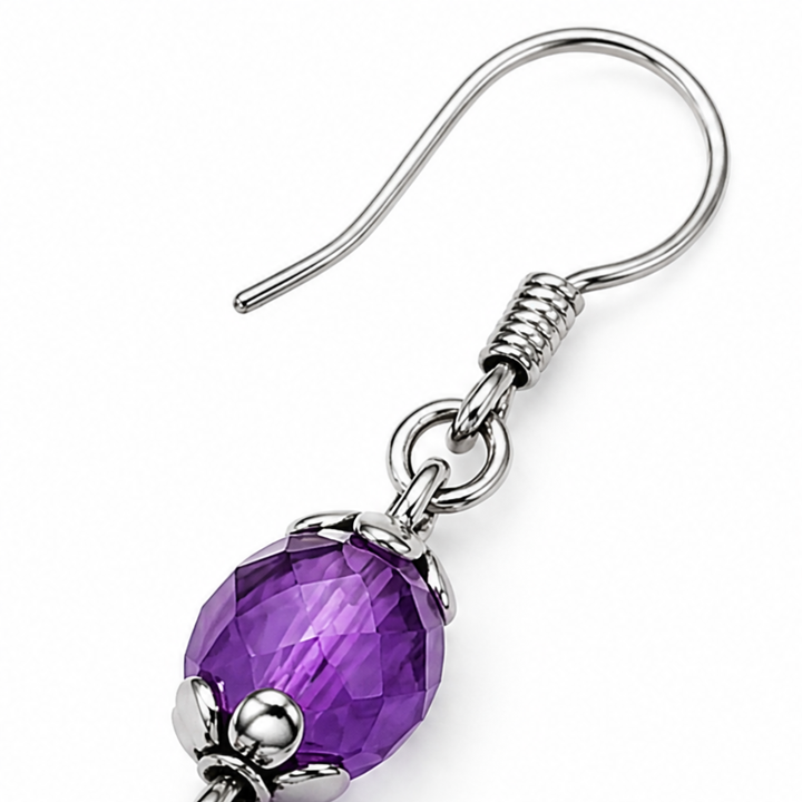 Lunavia – Vintage Celtic Knot Crystal Drop Earrings