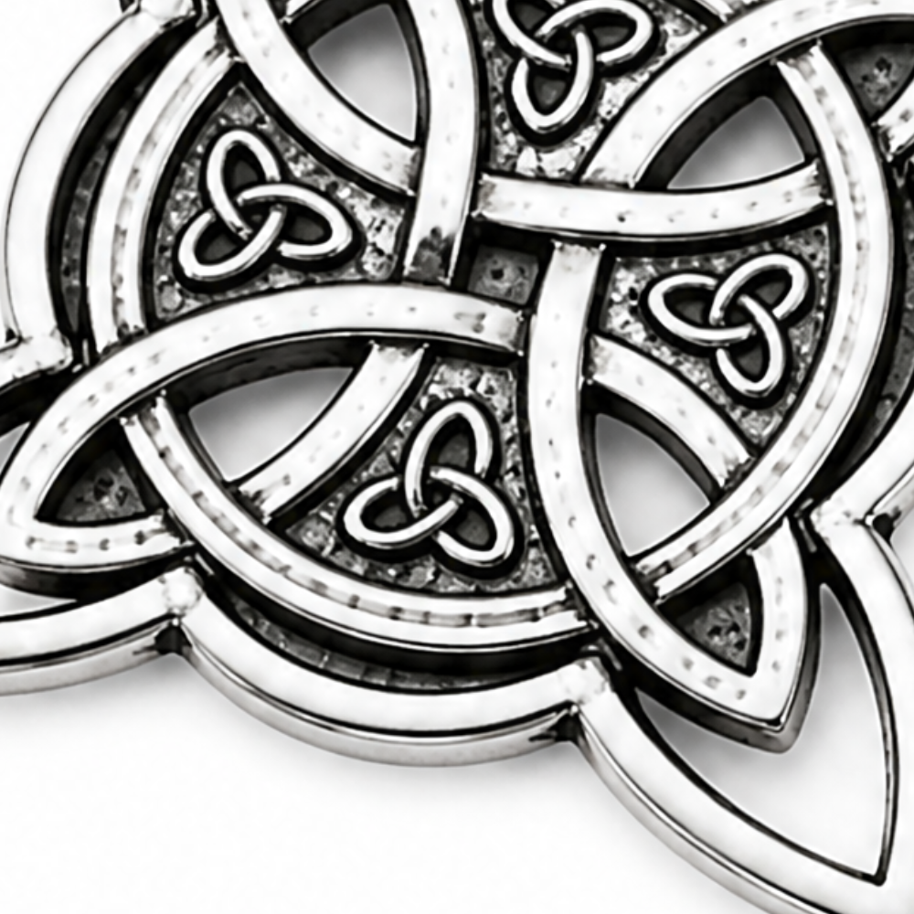Lunavia – Vintage Celtic Knot Crystal Drop Earrings