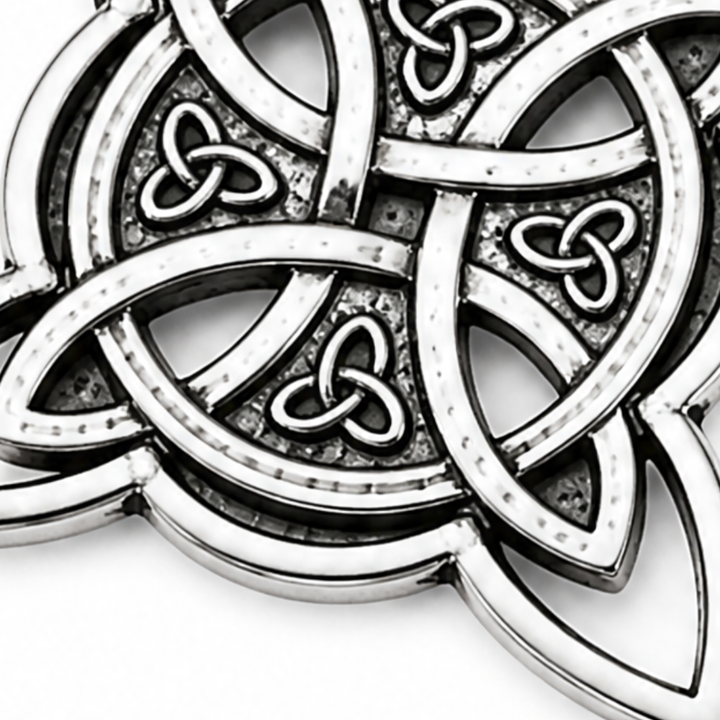 Lunavia – Vintage Celtic Knot Crystal Drop Earrings