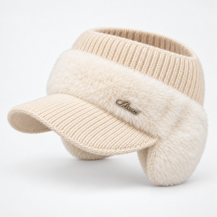 Warmelle – Open-Crown Knitted Ponytail Beanie