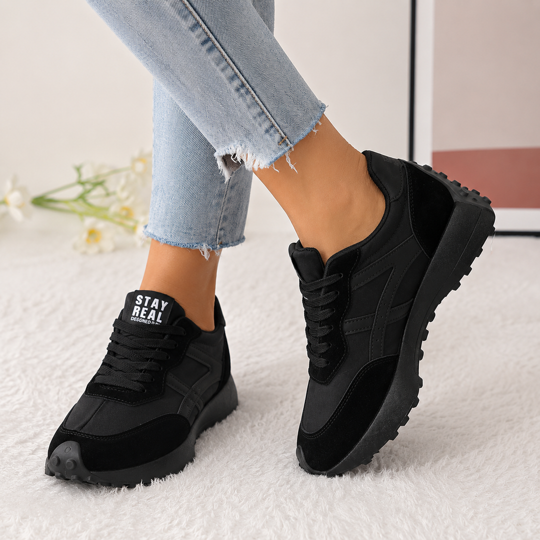Solenne – Non-Slip Platform Sneakers That Flex With Every Step
