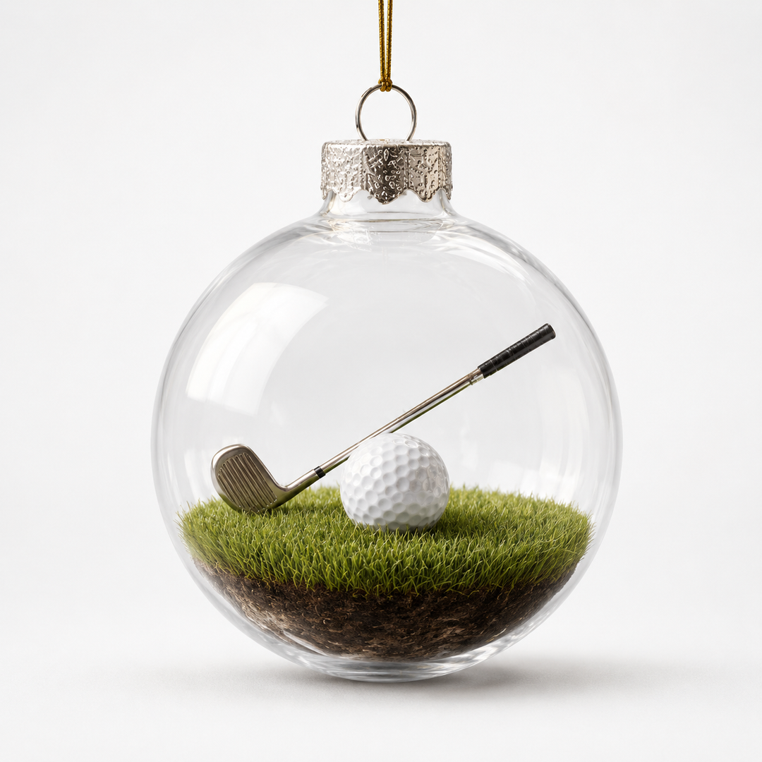 Seasonkeep – Baseball Acrylic Globe Christmas Ornament (2Pcs)