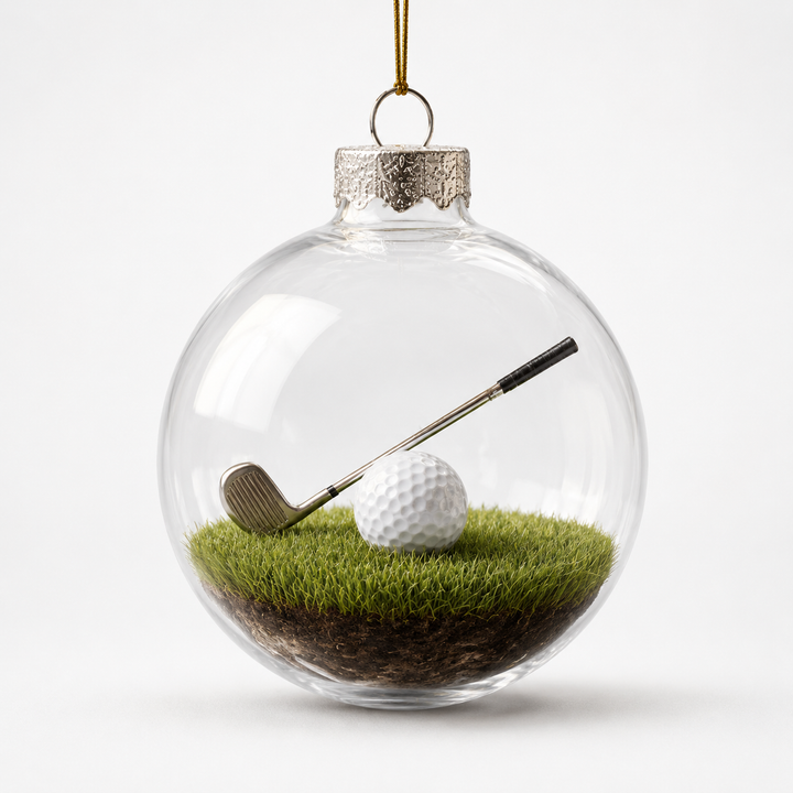 Seasonkeep – Baseball Acrylic Globe Christmas Ornament (2Pcs)