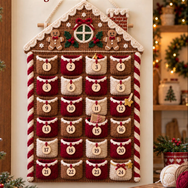 MerryStitch – Numbered Pocket Santa Crochet Advent Calendar
