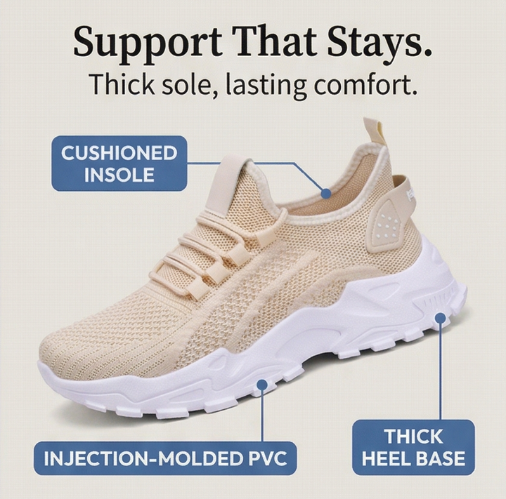 Aerloom™ – Breathable Knit Sneakers for All Day Comfort