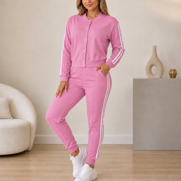 Wearbella – 3-Piece Cropped Jacket,Tank And Jogger Set