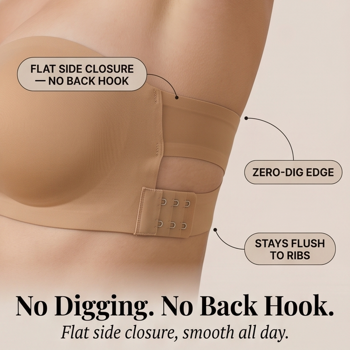 Stayva™ – Strapless Bra with Crossover Back