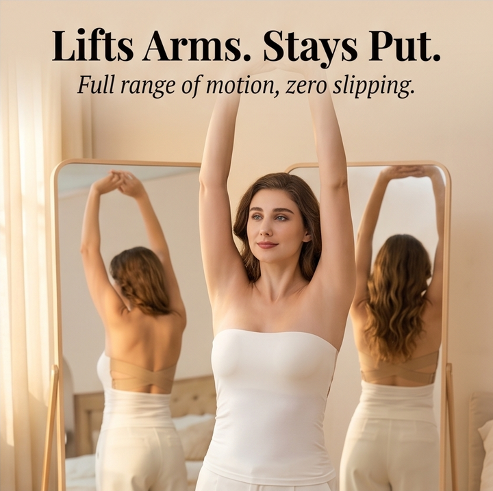 Stayva™ – Strapless Bra with Crossover Back