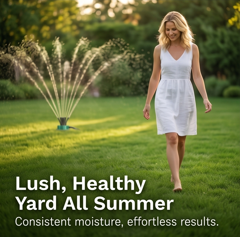 Aquava™ – 360° Multi Arm Garden Sprinkler