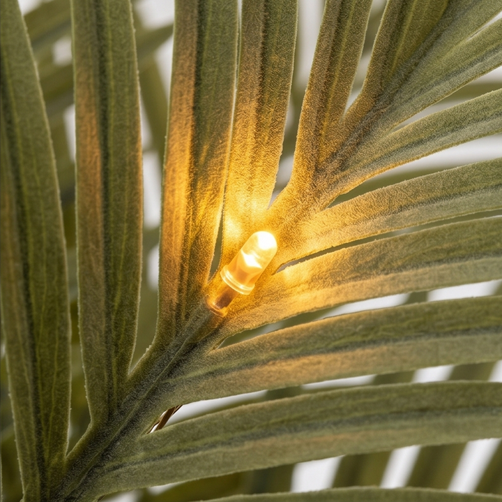 Palmora™ – Areca Palm LED Lamp with Pot