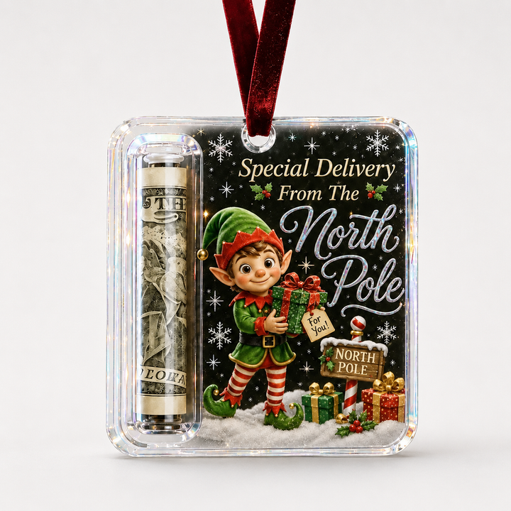 Giftwell – Clear Cash Reveal Christmas Ornament