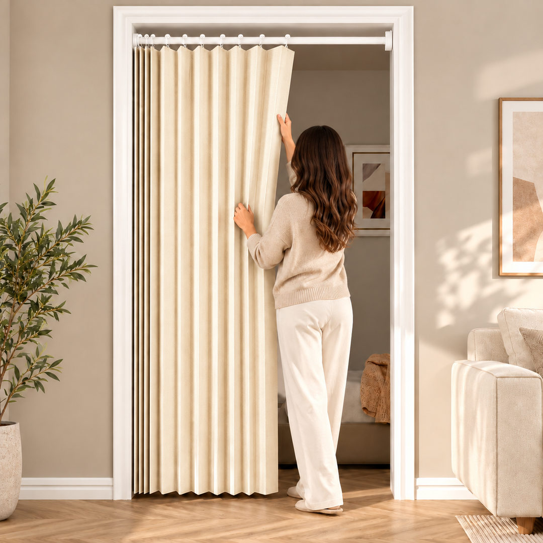 Pleatwell – Accordion Pleated Doorway Curtain