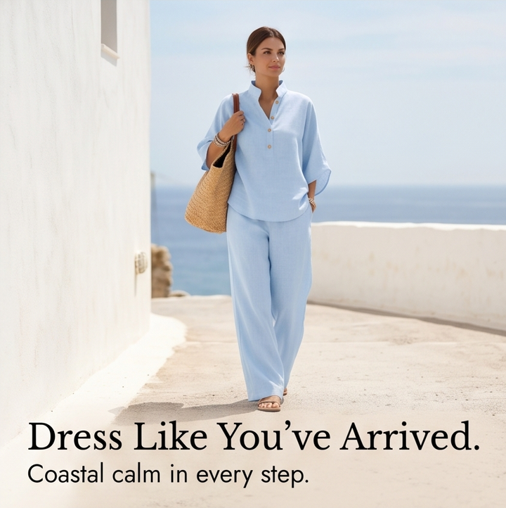 Marelle™ Breezy Linen Two-Piece Set for Warm Days