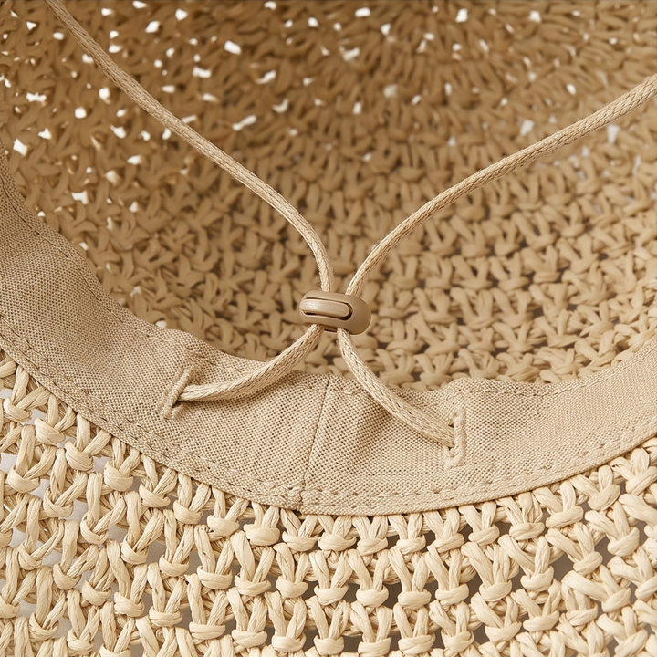 Bellabrim™ – Woven Straw Hat with Bow Detail