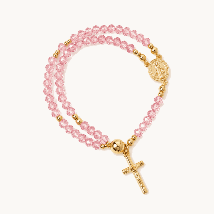 Belluna™ – Double Wrap Rosary Bracelet