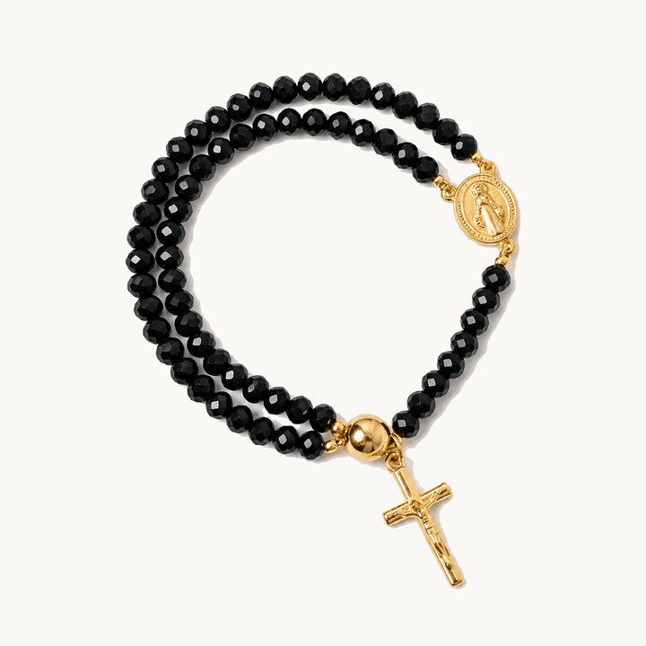 Belluna™ – Double Wrap Rosary Bracelet