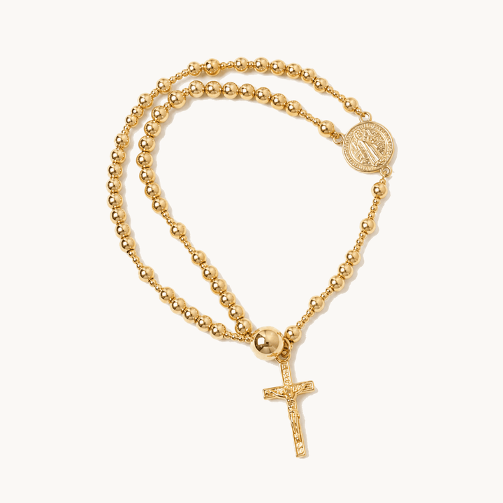 Belluna™ – Double Wrap Rosary Bracelet
