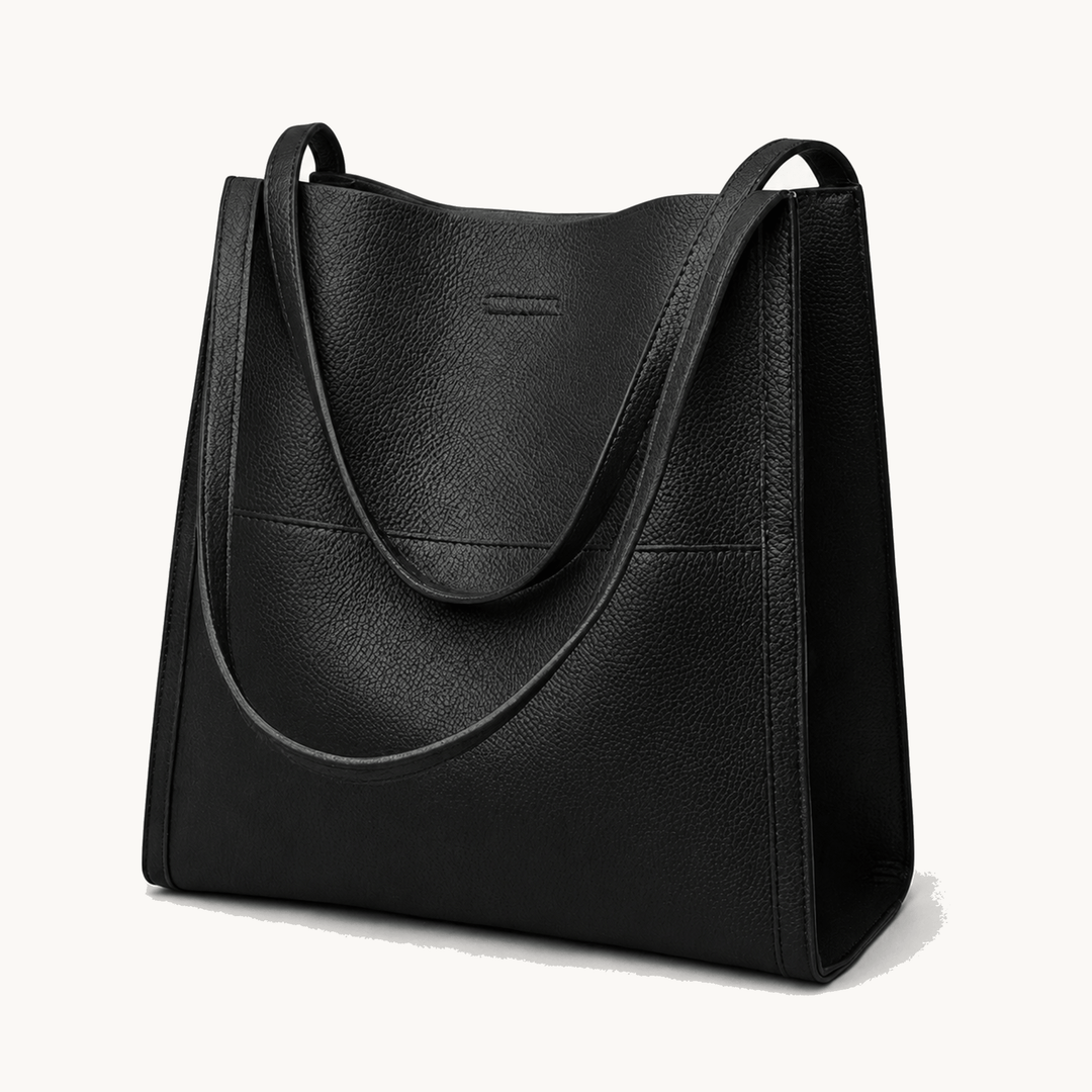 Solenne™ Soft Leather Shoulder Tote