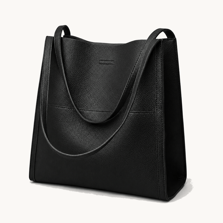 Solenne™ Soft Leather Shoulder Tote
