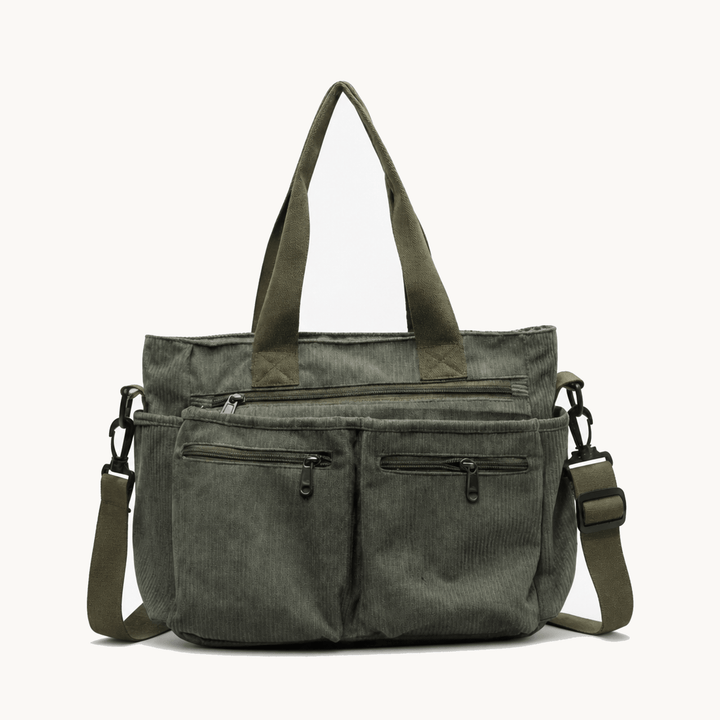 Cordova™ Multi Pocket Corduroy Shoulder Bag