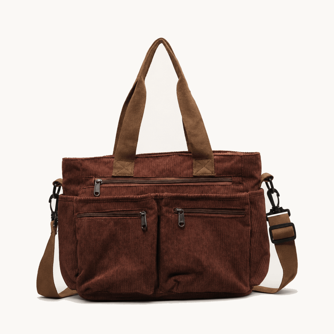 Cordova™ Multi Pocket Corduroy Shoulder Bag