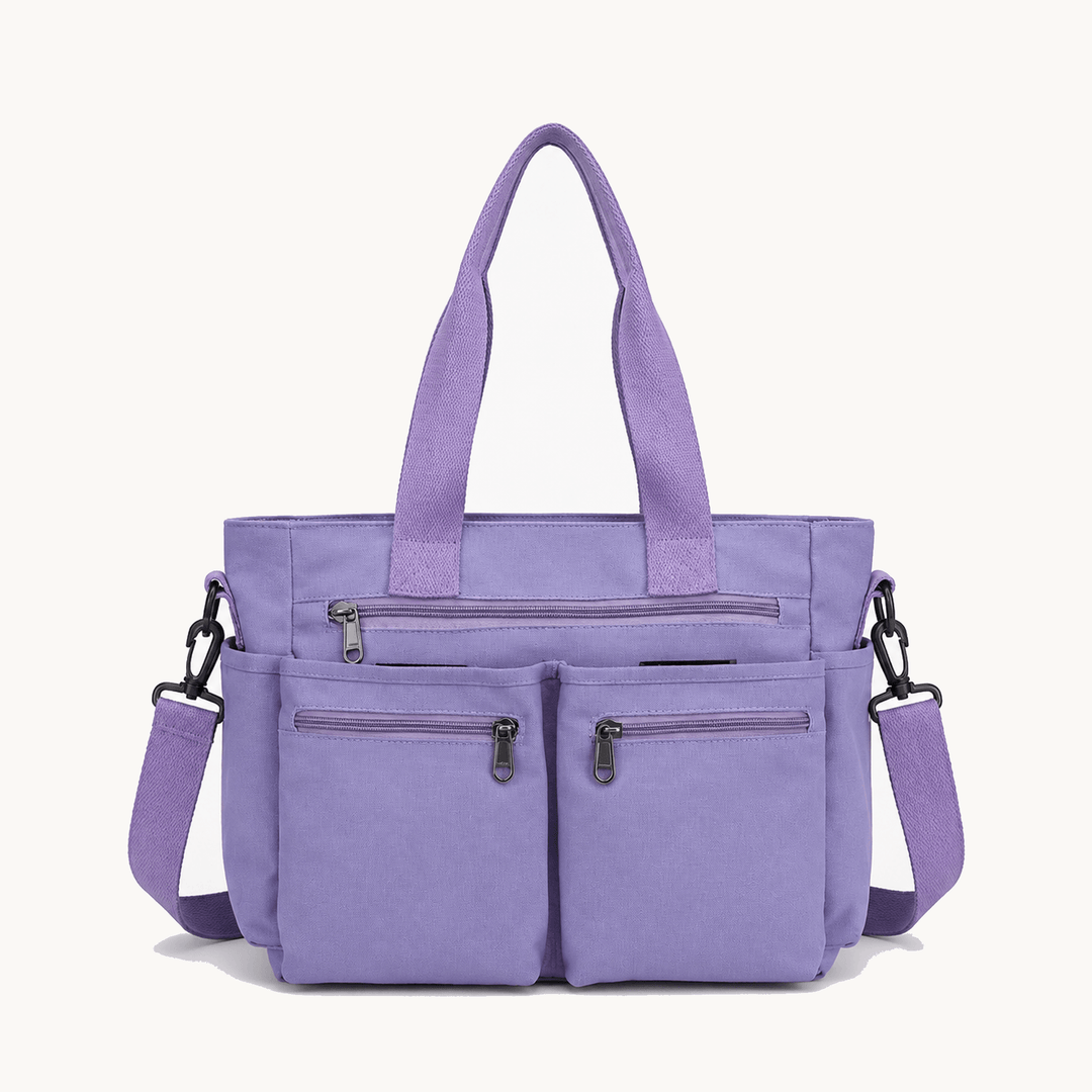 Clovera™ – Multi Pocket Corduroy Shoulder Bag