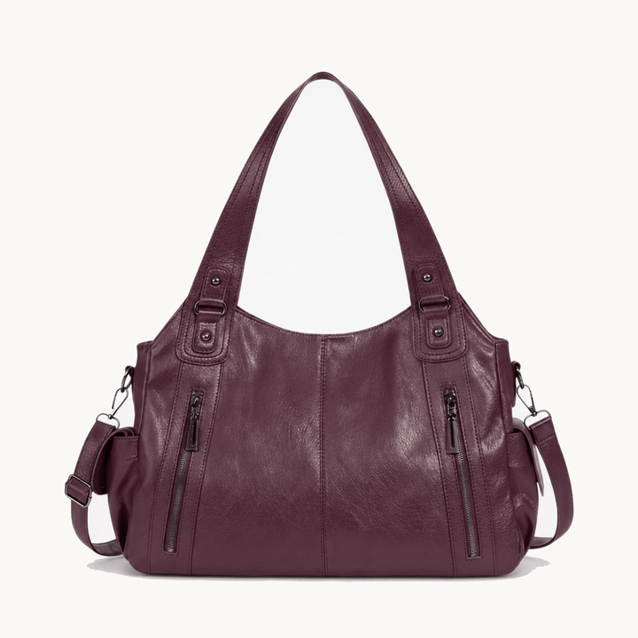 Noirvere™ — Slouchy Vegan Leather City Tote
