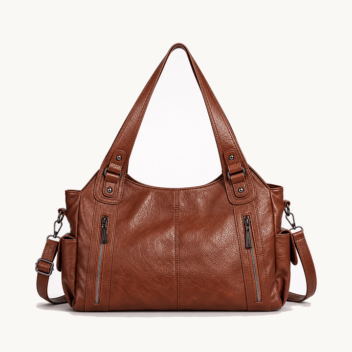 Noirvere™ — Slouchy Vegan Leather City Tote