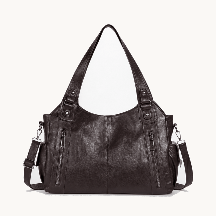 Noirvere™ — Slouchy Vegan Leather City Tote