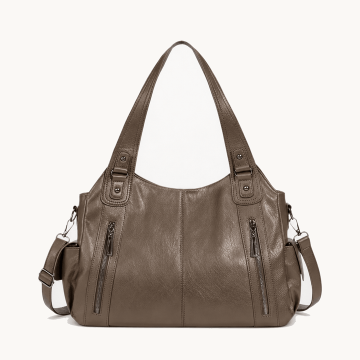 Noirvere™ — Slouchy Vegan Leather City Tote