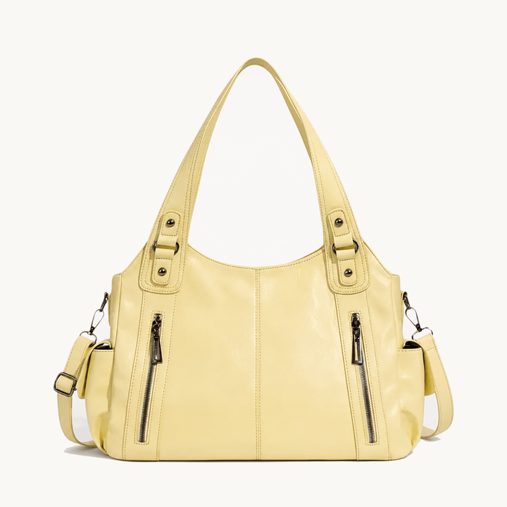 Noirvere™ — Slouchy Vegan Leather City Tote